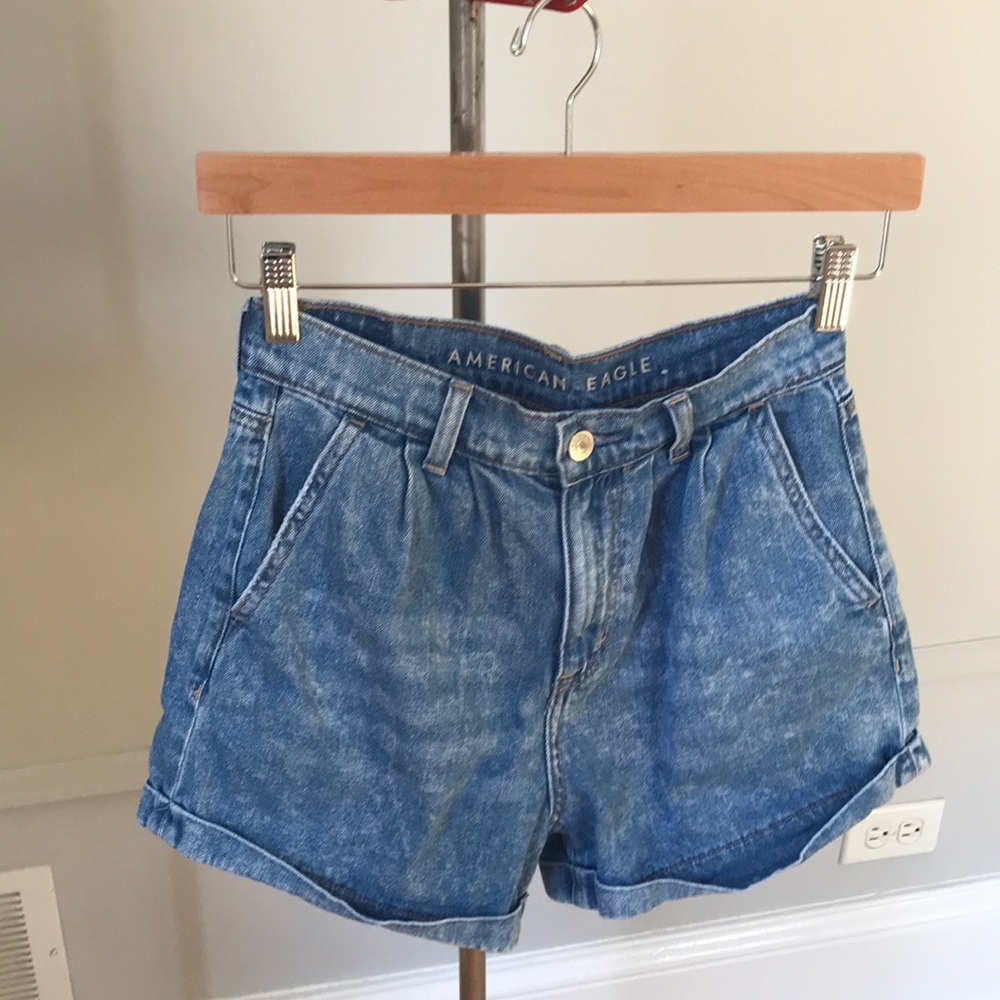 American Eagle Mom Shorts Denim